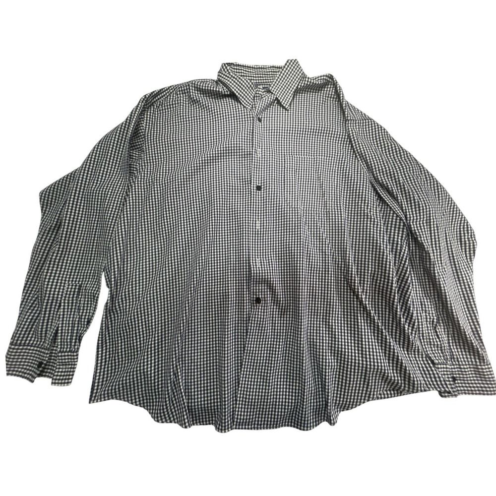 Polo Ralph Lauren check shirt Men's size XL white/black button-down long-sleeve